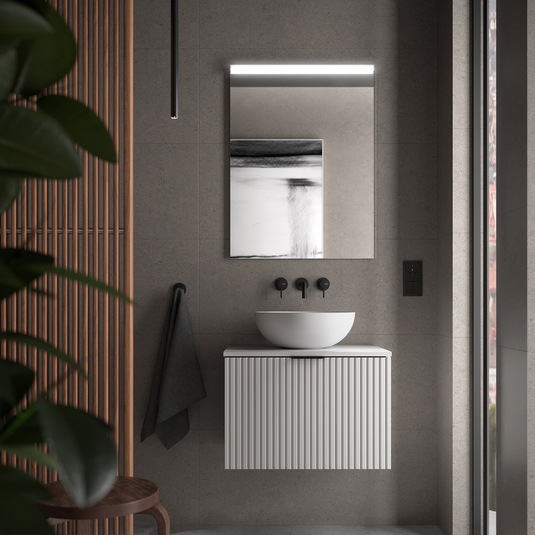 Mueble de baño BIBA 600 Encimera - BañoClick