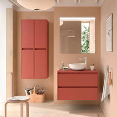 Mueble de baño NOJA 100 cm - 2 CAJONES - ENCIMERA - BañoClick