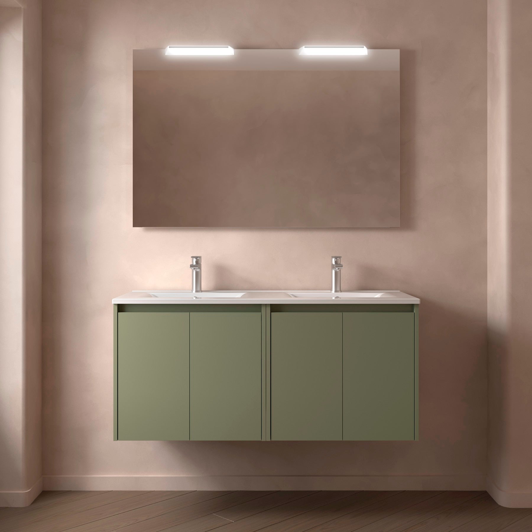 Mueble de baño NOJA 120 140 cms - 4 PUERTAS - LAVABO - BañoClick