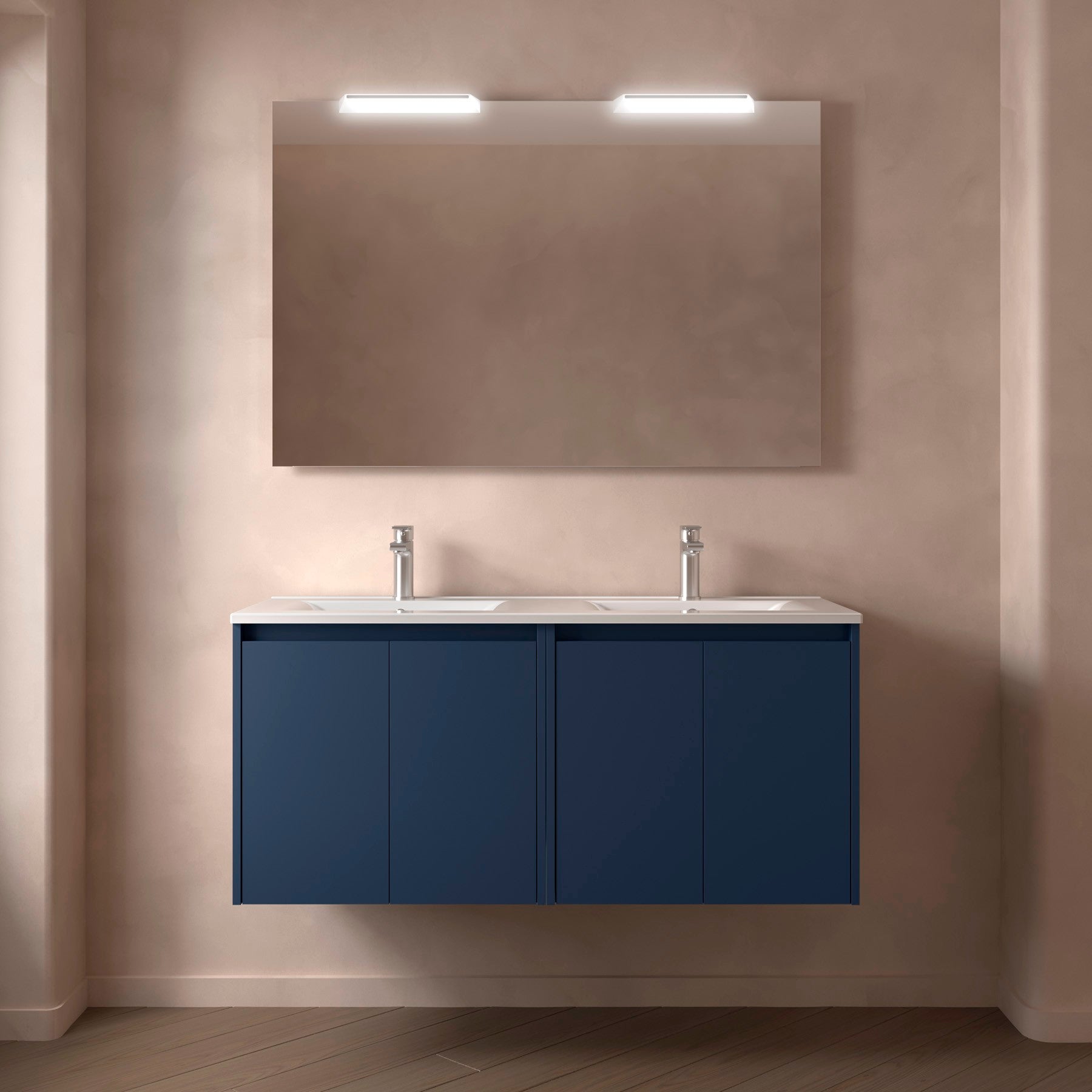 Mueble de baño NOJA 120 140 cms - 4 PUERTAS - LAVABO - BañoClick