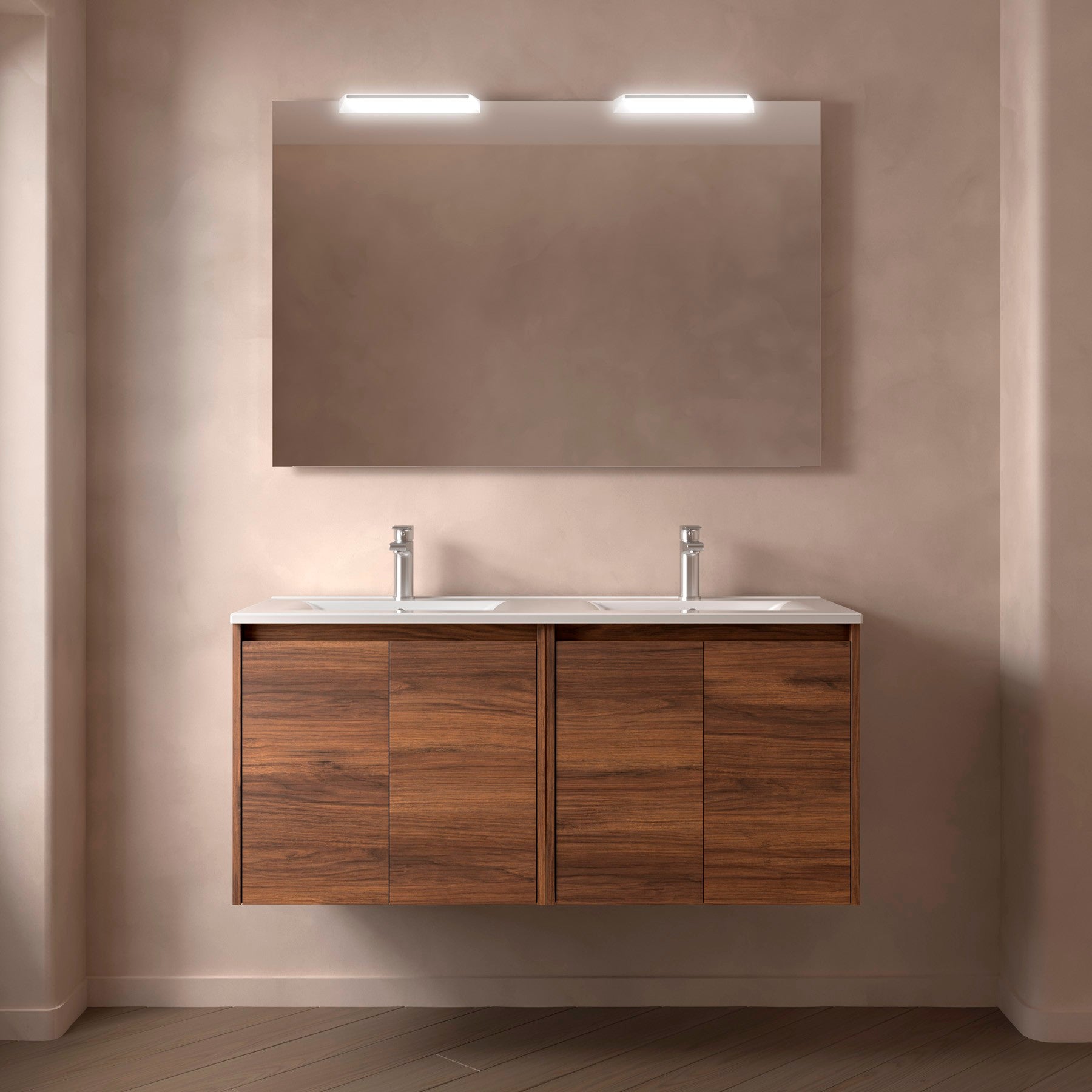 Mueble de baño NOJA 120 140 cms - 4 PUERTAS - LAVABO - BañoClick