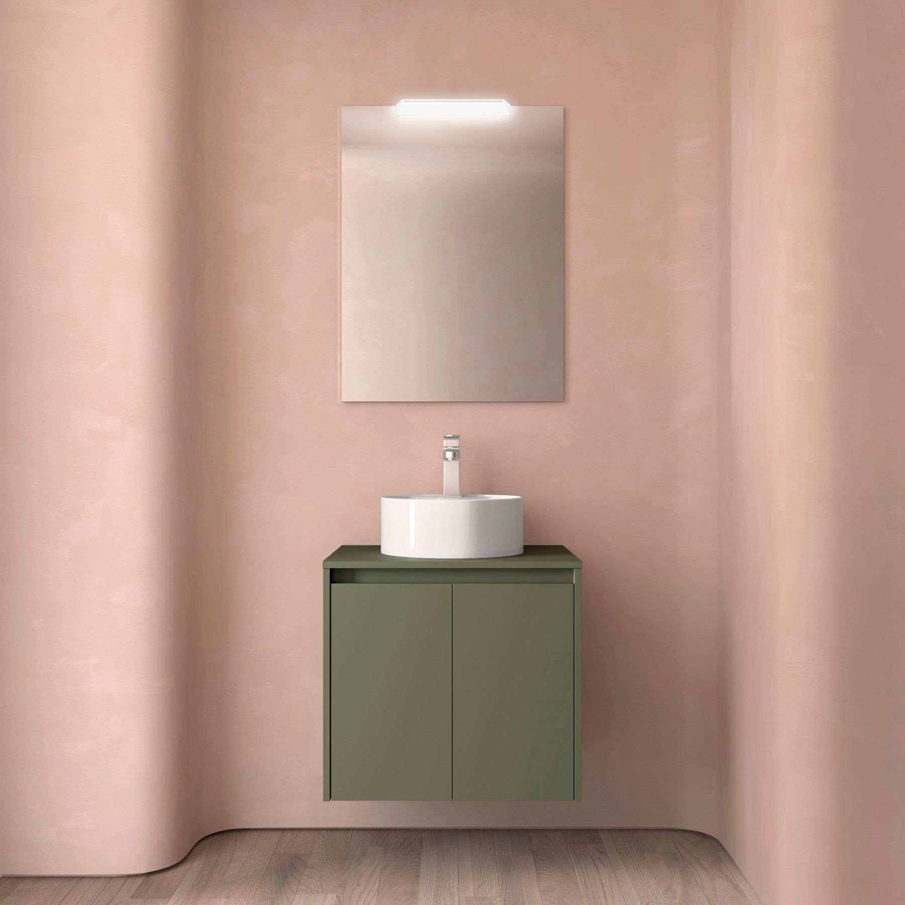 Mueble de baño NOJA 2 puertas - Encimera - BañoClick