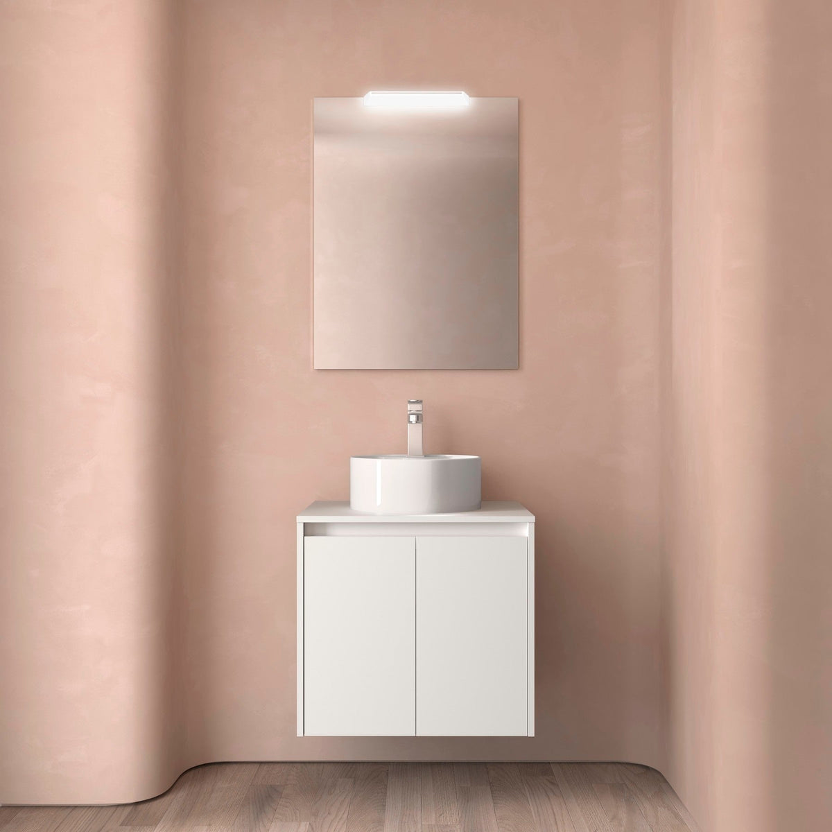 Mueble de baño NOJA 60, 70, 80 cm - 2 PUERTAS - ENCIMERA - BañoClick