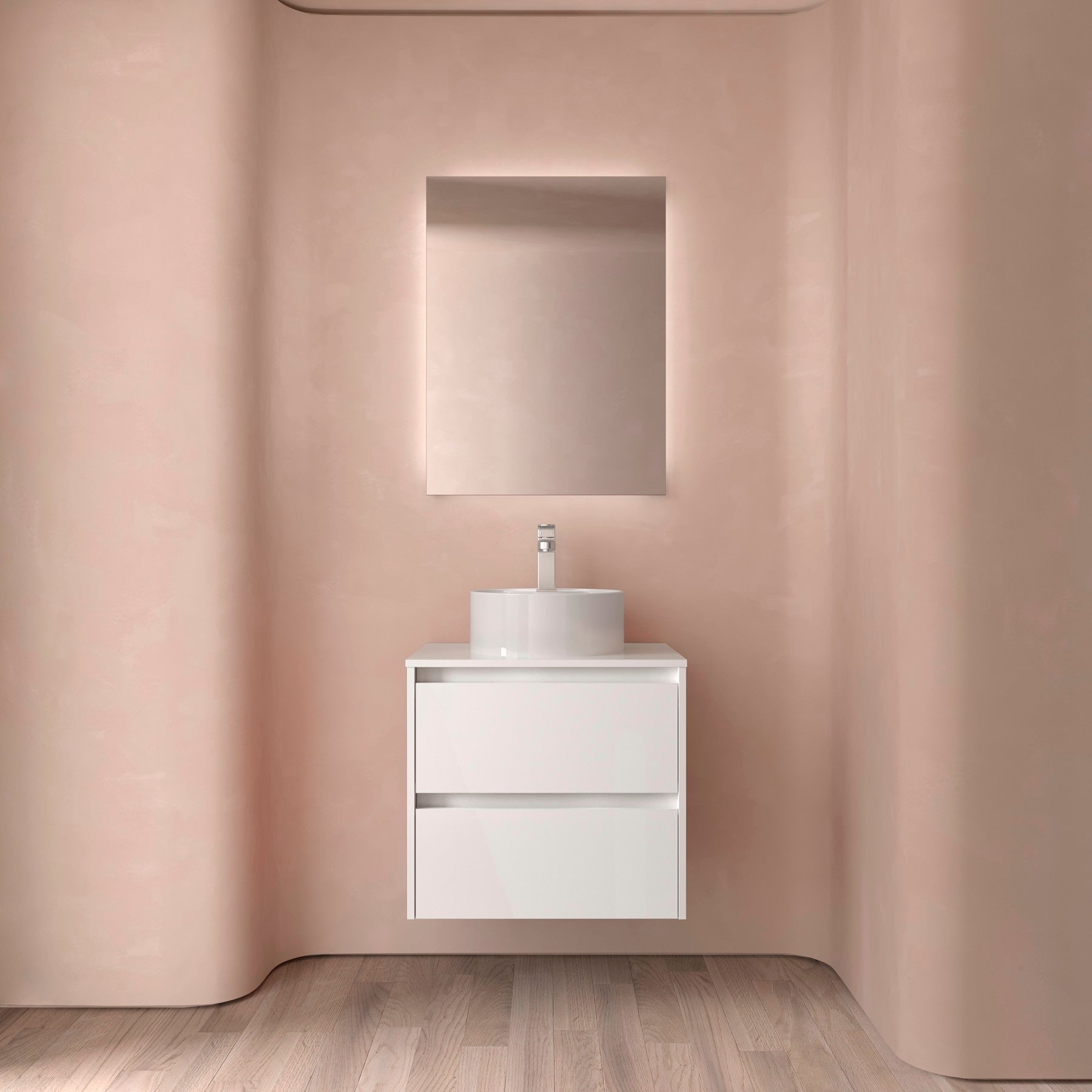 Mueble de baño NOJA 700 2 cajones - Encimera - BañoClick