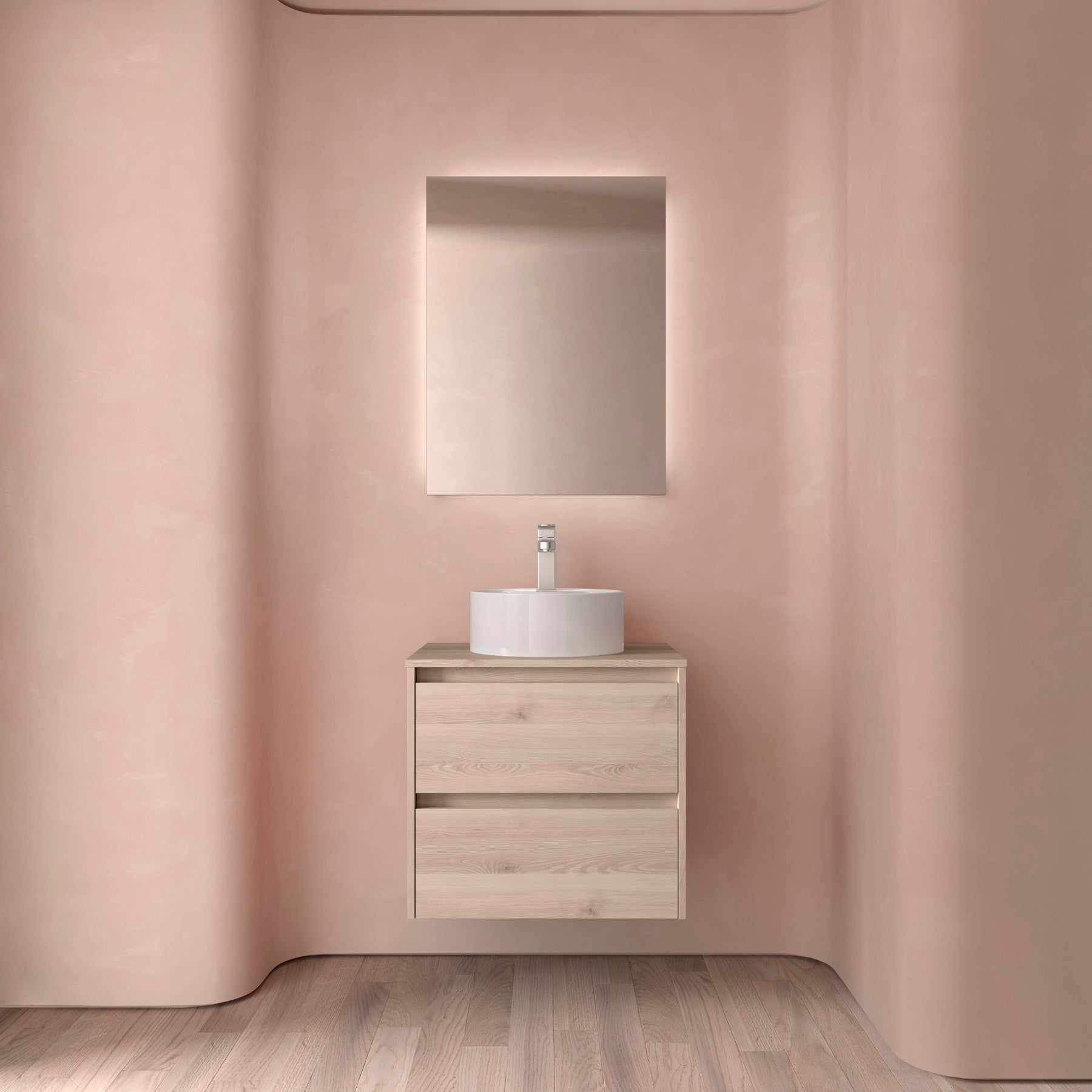 Mueble de baño NOJA 700 2 cajones - Encimera - BañoClick