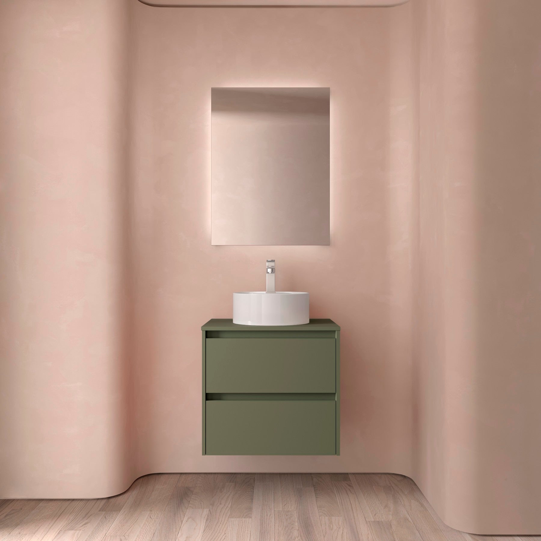 Mueble de baño NOJA 700 2 cajones - Encimera - BañoClick