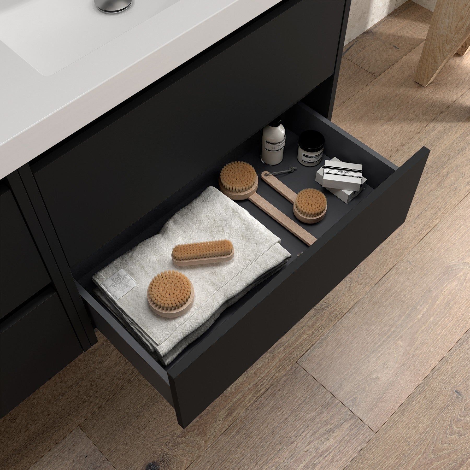 Mueble de baño NOJA 900 2 cajones - Encimera - BañoClick