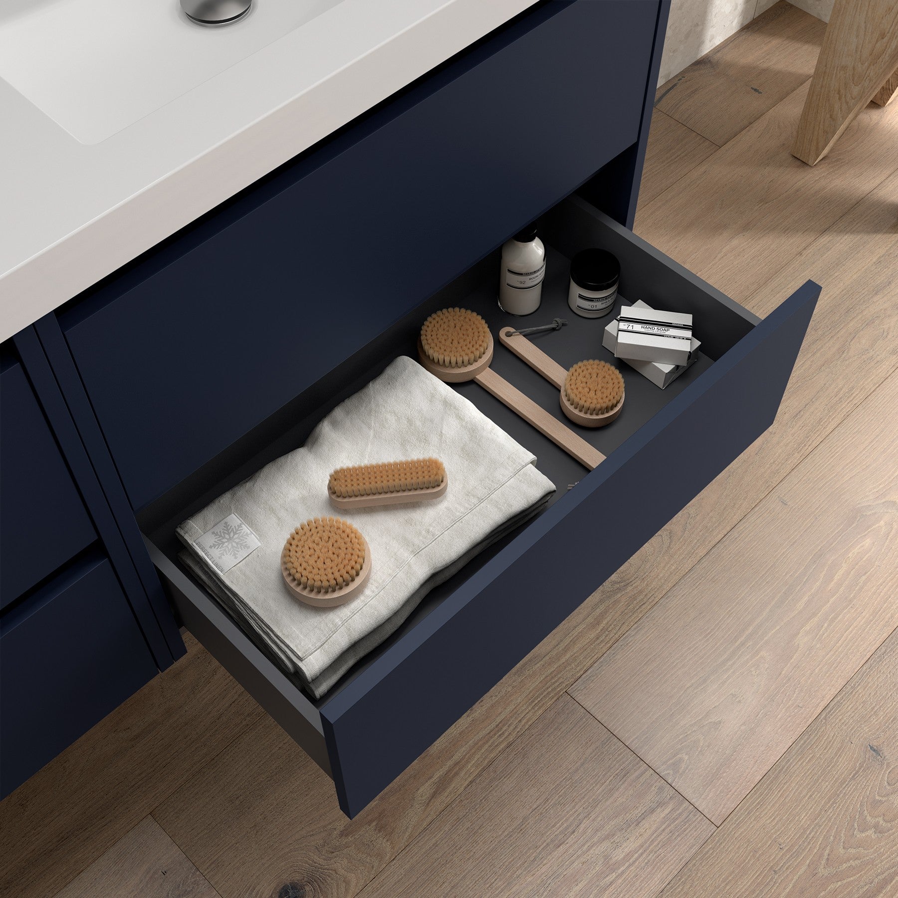 Mueble de baño NOJA 900 2 cajones - Encimera - BañoClick