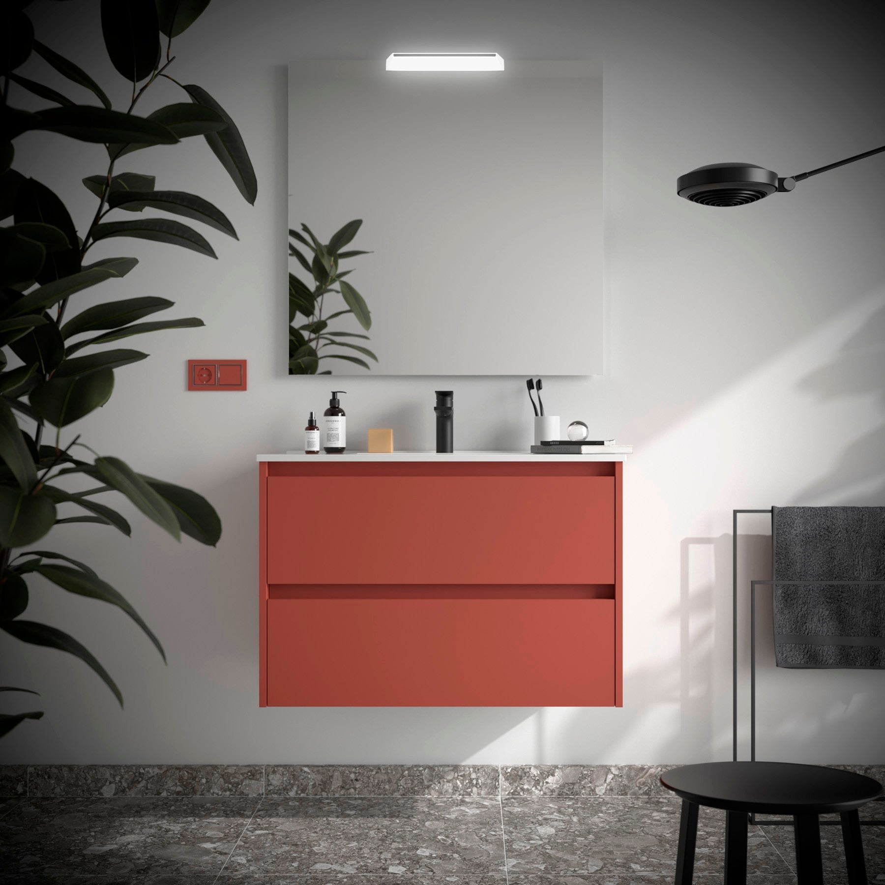 Mueble de baño NOJA 900 2 cajones - Lavabo - BañoClick