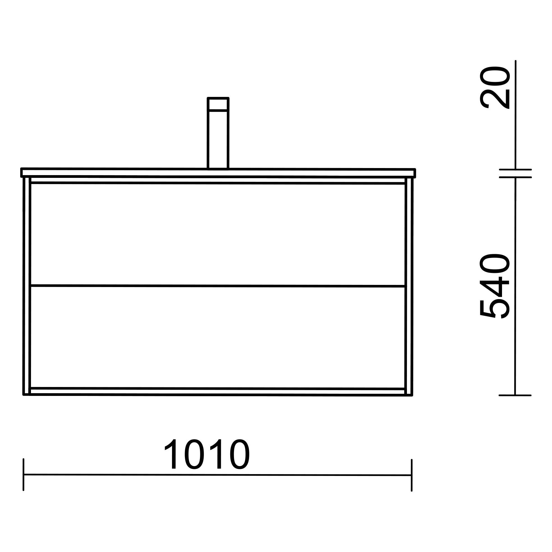 Mueble de baño Optimus 1000 - Lavabo - BañoClick