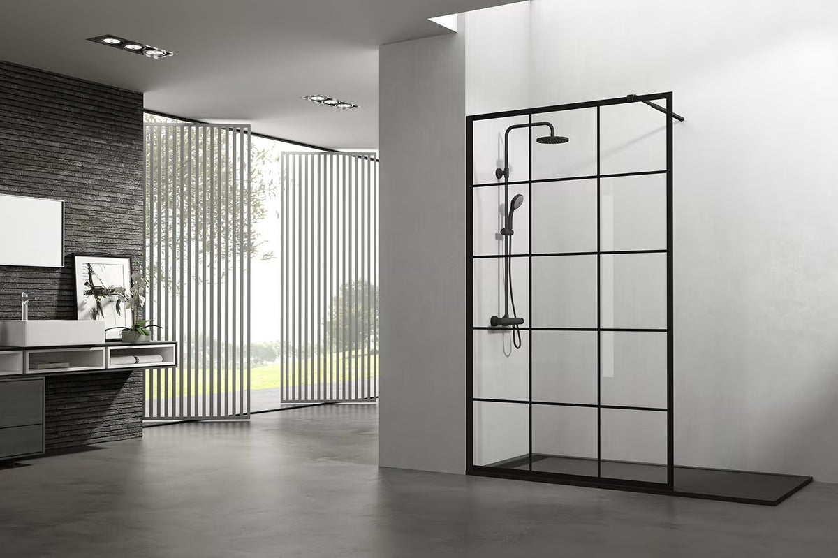 PANEL FIJO - Screen Black Chess GME - BañoClick