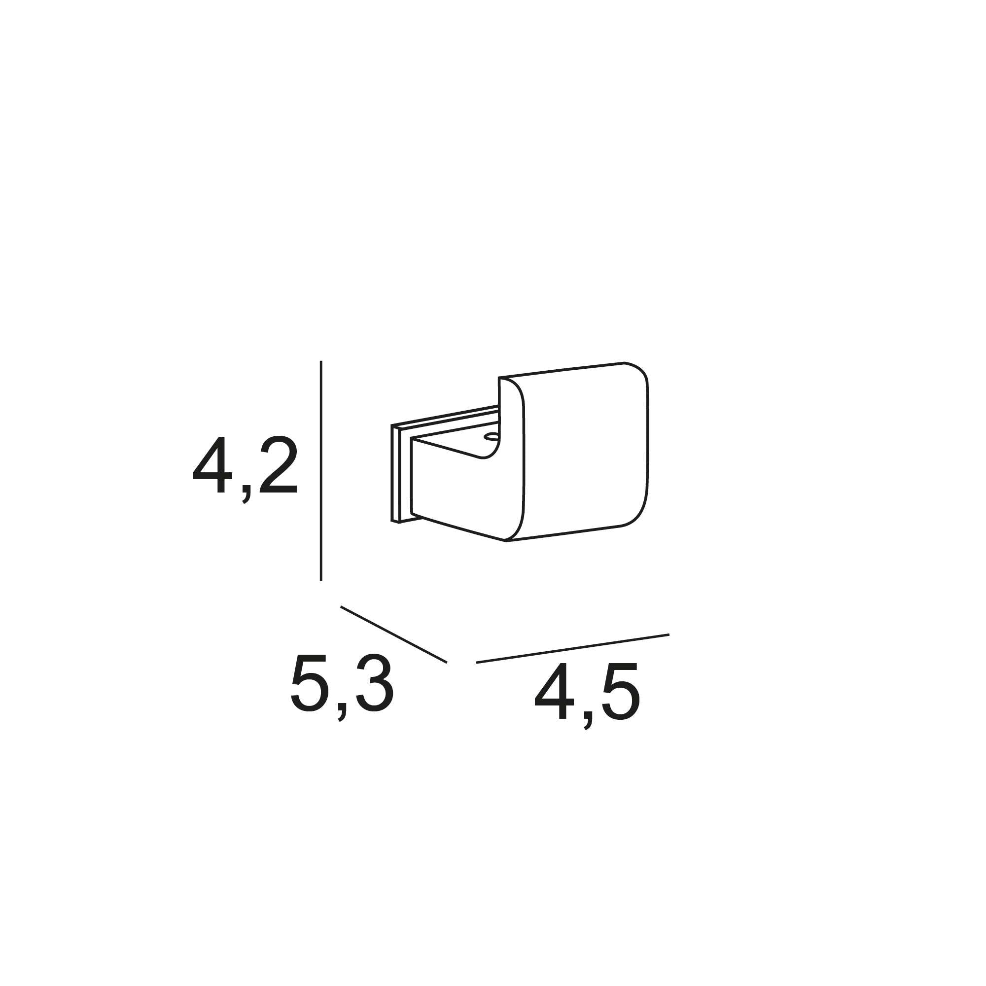 PERCHA ADH. - CROMO - BañoClick