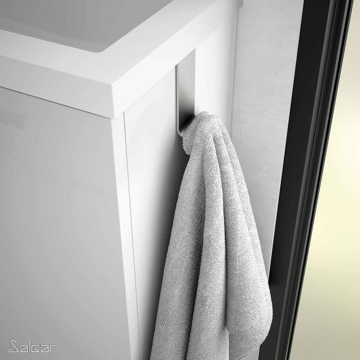 Percha MINIMAL ALUMINIO - BañoClick