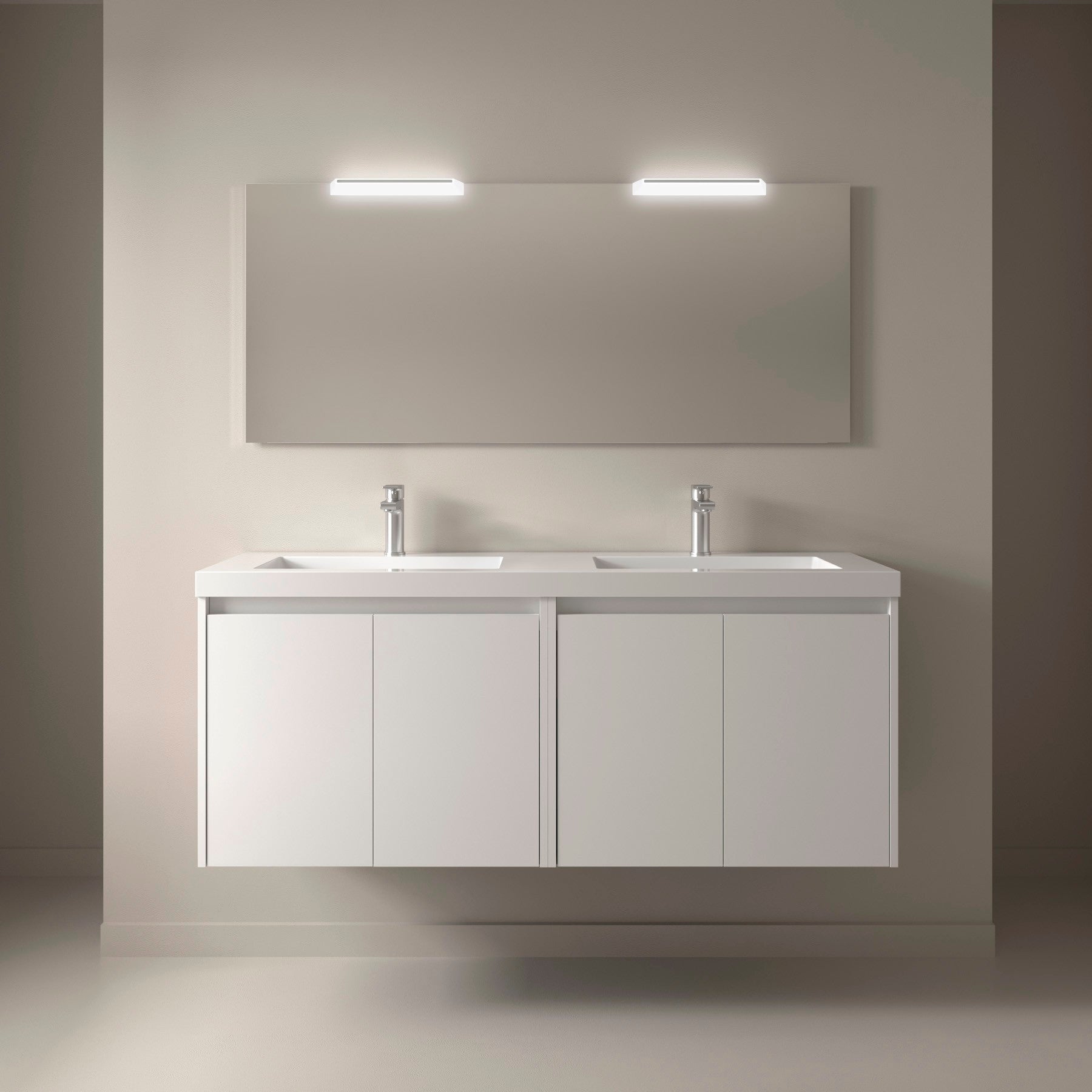 Mueble de baño NOJA 600 2 puertas-Lavabo