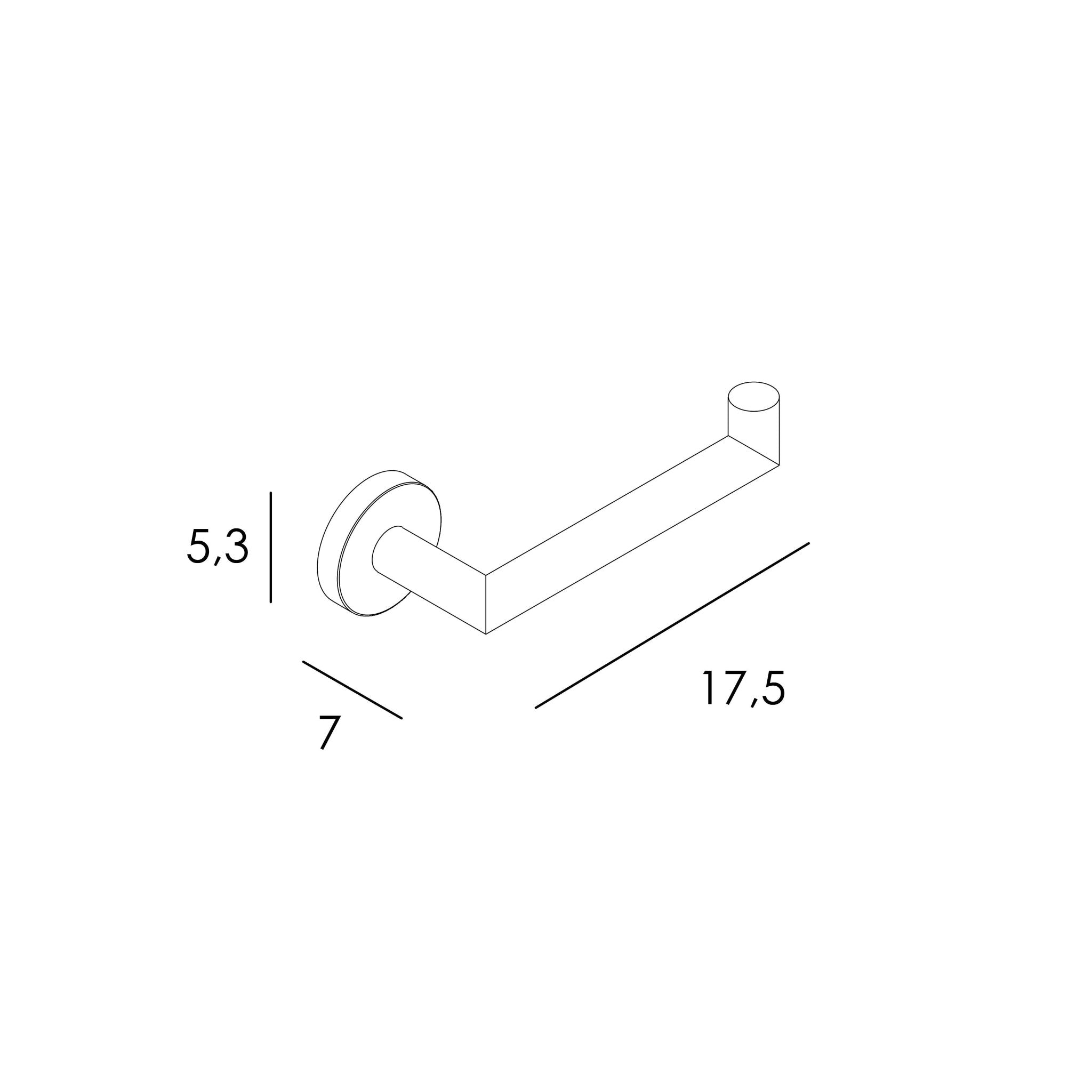 TOALLERO BIDET - ORO CEPILLADO PVD - BañoClick